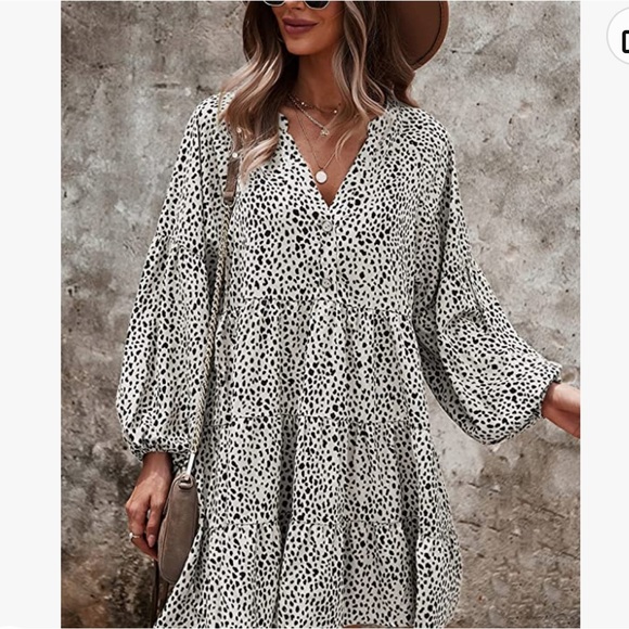 Leopard Print Tunic Dress - Picture 3 of 3